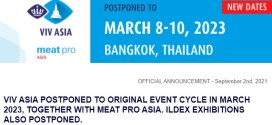 VIV ASIA POSTPONED TO ORIGINAL EVENT CYCLE IN MARCH 2023