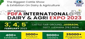 16th PDFA International Dairy & Agri Expo 2023 on February 3-5